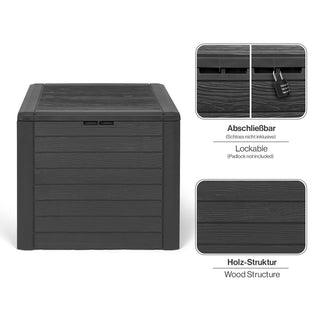 Kissenbox "WOOD" 140 Liter Volumen _ NEU!
