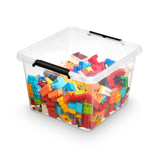 Aufbewahrungsbox 'Simple Store' 25 Liter Transparent (Set wählbar)