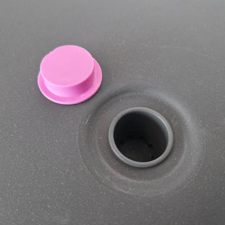 Runder XL Pflanzkübel "Millennium" 48 Liter in Anthrazit