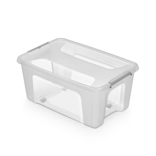 Aufbewahrungsbox 'Prime Store' mit Rollen in Transparent (Volumen/Set wählbar)