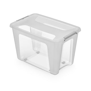 Aufbewahrungsbox 'Prime Store' mit Rollen in Transparent (Volumen/Set wählbar)