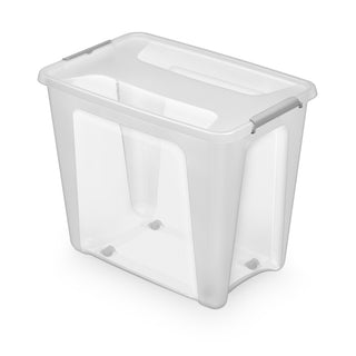 Aufbewahrungsbox 'Prime Store' mit Rollen in Transparent (Volumen/Set wählbar)