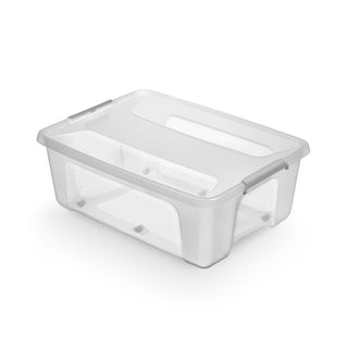 Aufbewahrungsbox 'Prime Store' mit Rollen in Transparent (Volumen/Set wählbar)
