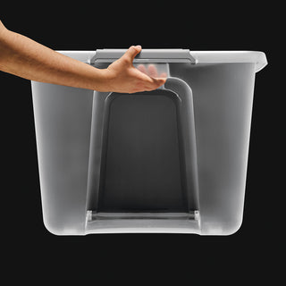 Aufbewahrungsbox 'Prime Store' mit Rollen in Transparent (Volumen/Set wählbar)