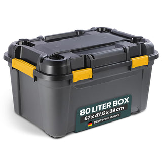 Rollbare 'Bunker Tough' Box (IP67/IPX7) mit Deckel in verschiedenen Größen (Größe wählbar)