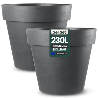 Rollbarer XL/XXL Pflanzkübel "LIKE" in verschiedenen Farben (wählbar)