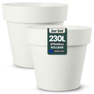 Rollbarer XL/XXL Pflanzkübel "LIKE" in verschiedenen Farben (wählbar)