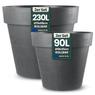 Rollbarer XL/XXL Pflanzkübel "LIKE" in verschiedenen Farben (wählbar)