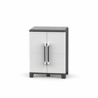XL Kunststoffschrank 'Transforming' IP43 in Schwarz/Grau - Größe M