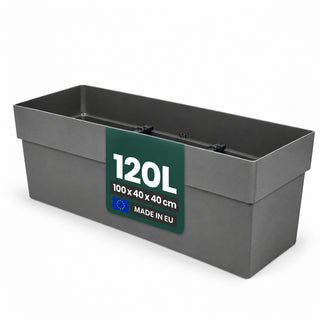 Rollbarer XXL Pflanzkasten 'LIKE' 100 cm, rechteckig (Set/Farbe wählbar)