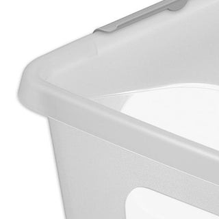 Aufbewahrungsbox 'Prime Store' mit Rollen in Transparent (Volumen/Set wählbar)