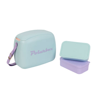 Polarbox - Kühlbox 6 Liter inkl. 2 Lunchboxen (Farbe wählbar)