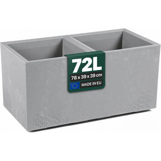 XL Pflanzkasten "Karo" in verschiedenen Farben und Größen (Farbe/Größe wählbar)