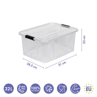 Master Box mit Deckel in verschiedenen Größen (Größe wählbar)