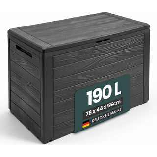 Kissenbox "WOOD" 190 Liter Volumen _ NEU!