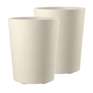 2 x Pflanzkübel 'Millennium' 48 Liter, rund (Farbe wählbar)