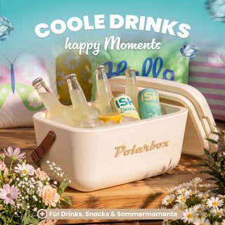 Kühlbox Polarbox 20 Liter, Farbe: Cream Gold