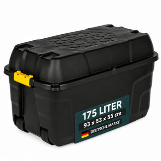 XXL Transportbox "Heavy Duty" mit Deckel - rollbar - 175 Liter Volumen
