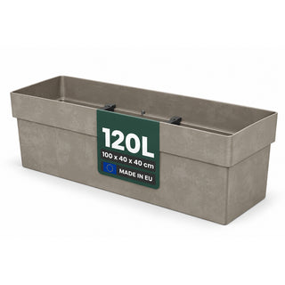 Rollbarer XXL Pflanzkasten 'LIKE' 100 cm, rechteckig (Set/Farbe wählbar)