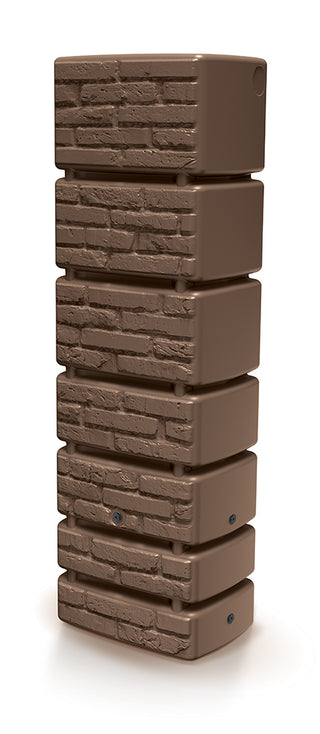 XXL Wassertank "TOWER BRICK" 350 Liter in BACKSTEIN OPTIK mit Füllautomat und Wasserhahn (Farbe wählbar)