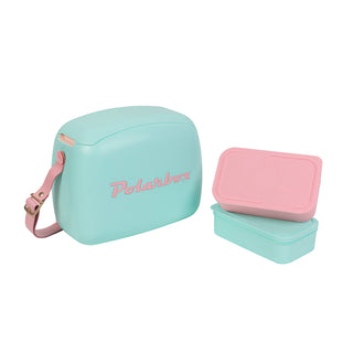 Polarbox - Kühlbox 6 Liter inkl. 2 Lunchboxen (Farbe wählbar)