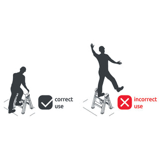 Kreher klappbare Werkstattleiter / Trittleiter