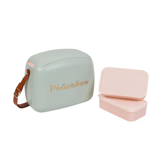 Polarbox - Kühlbox 6 Liter inkl. 2 Lunchboxen (Farbe wählbar)