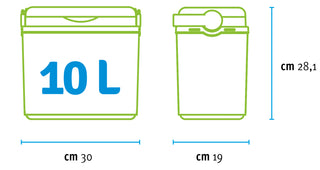 Kühlbox 10 Liter (Farbe wählbar)