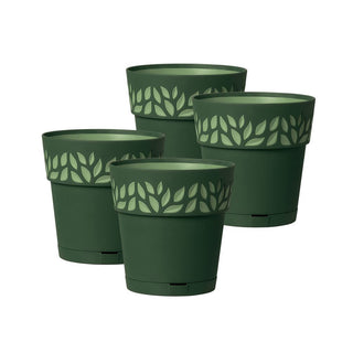 Set: 4 x Pflanztöpfe "Cloe" 15x15 cm (Farbe wählbar)