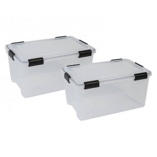2 x Box mit Dichtung 50 Liter Volumen