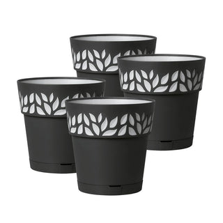 Set: 4 x Pflanztöpfe "Cloe" 20x20 cm (Farbe wählbar)