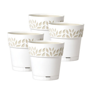 Set: 4 x Pflanztöpfe "Cloe" 20x20 cm (Farbe wählbar)