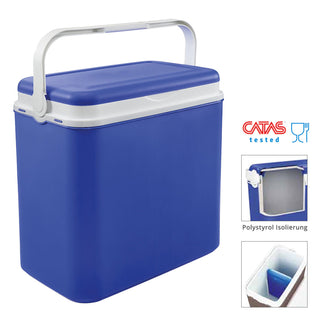 Kühlbox 24 Liter + 2 x 400 ml Kühlakkus (Farbe wählbar)