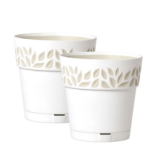 Set: 2 x Pflanztöpfe "Cloe" 30x29 cm (Farbe wählbar)