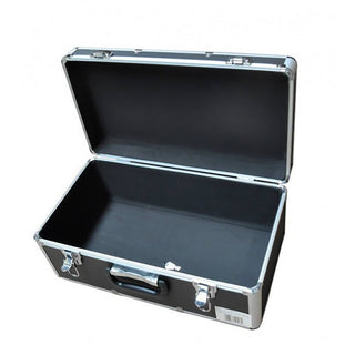 Transportkoffer mit Aluminiumrahmen in Schwarz (Größe wählbar)