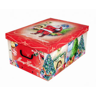 Dekokarton - Motiv: Weihnachtsmann