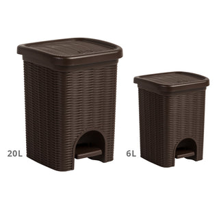 Badmülleimer im Rattan Design (Größe und Farbe wählbar)