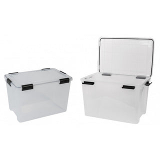 2 x Box mit Dichtung Maße 70 Liter Volumen