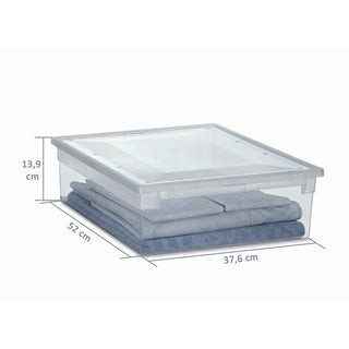 Set: 2 x LightBox 52 XL mit Deckel, halbhoch, 22 Liter