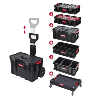 Q-BRICK TWO - Mobiler Werkstattwagen / Werkzeugtrolley (Modular wählbar)