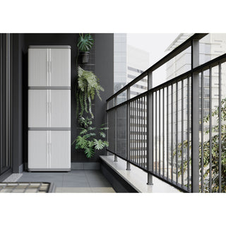 Rolladenschrank "Rolling Space" in Grau (Modelle wählbar)