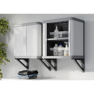 Rolladenschrank "Rolling Space" in Grau (Modelle wählbar)