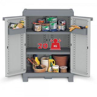 Beistellschrank BASE WAVE mit 2 Böden und Füßen