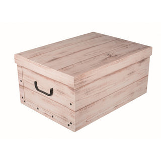 Dekokarton - Motiv: Holz Weiß (White Wood)