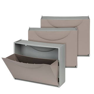 Set: 3 x Schuhkipper, Farbe: Dove Grey