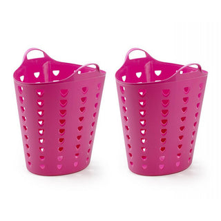 Set: 2 x Flexibler Tragekorb 65 Liter (Farbe wählbar)